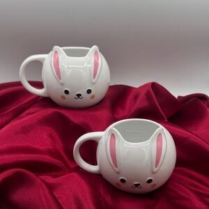 Cute Bunny Ear Mugs from Hallmark NWT